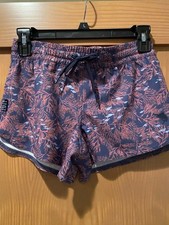 Salt Life Girl  s Underwater Print Volley Shorts /Short Coral NWT YM