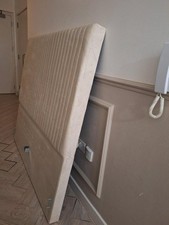 CREAM PLUSH VELVET BED BRAND NEW BUY NOW