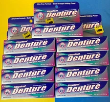 Dr Sheffield'S STAYDENT, Extra Strength Denture Adhesive Cream, 0.85 Oz Lot of 9