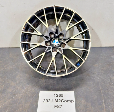 ✓ OEM BMW F87 M2 Competition Front Wheel Rim Y-Spoke 788M Black