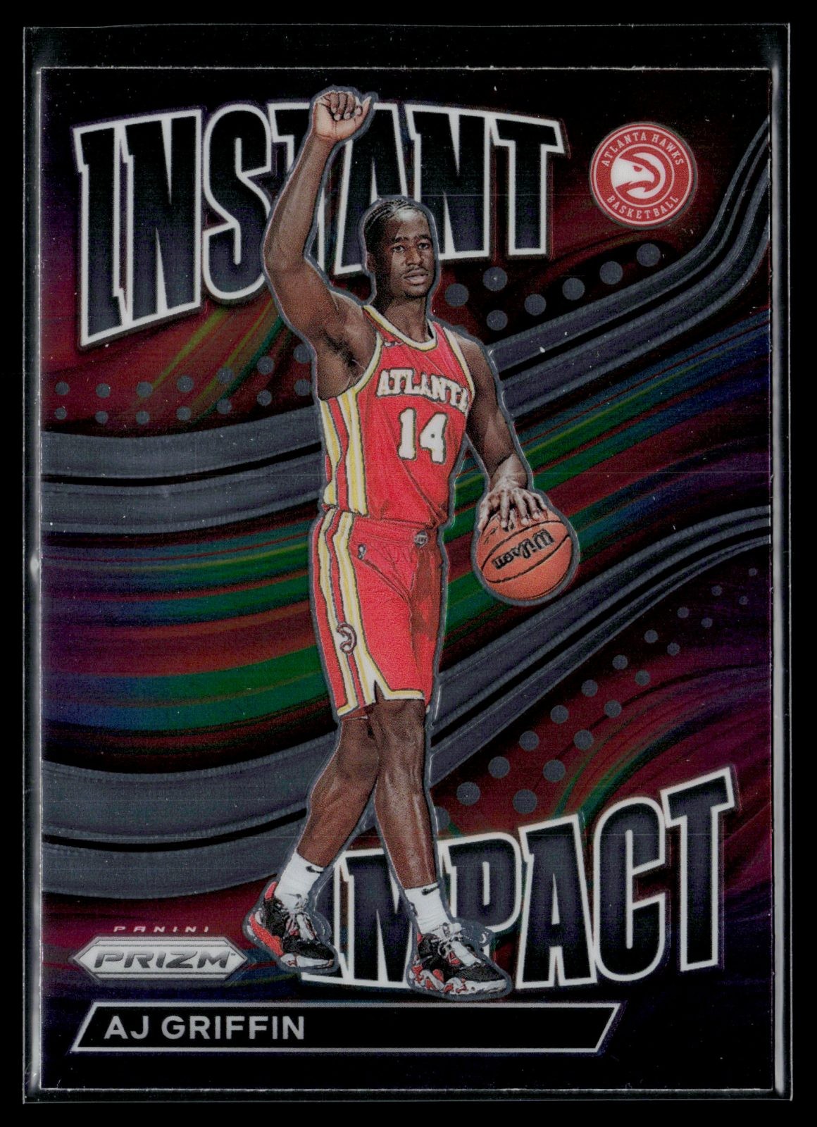 AJ Griffin (RC) - 2022-23 Panini Prizm Instant Impact #5 - Hawks