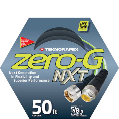 Zero-G NXT 5/8-in x 50-ft Premium -Duty Kink Free Hybrid polymer Gray Hose
