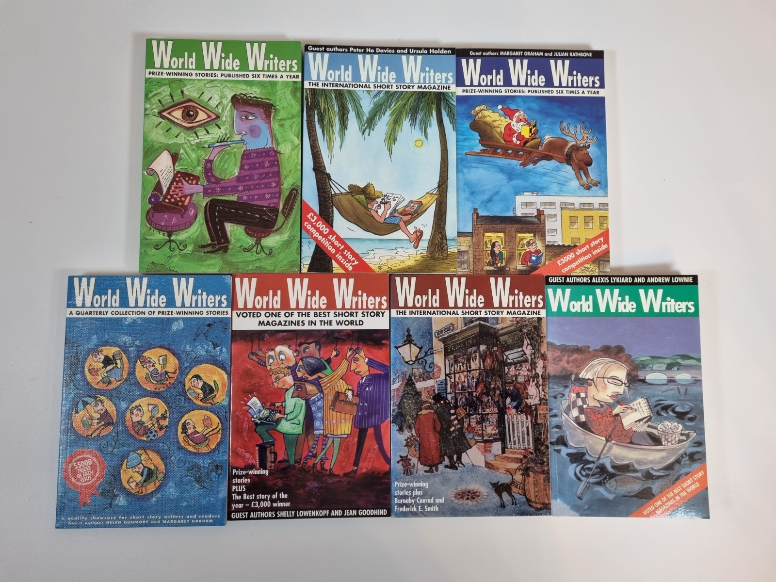 7 x World Wide Writers Prize Winning Short Stories Collection Paperback
