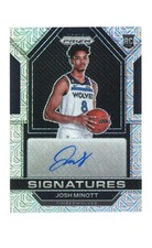 Josh Minott 2022-23 Panini Prizm Rookie Signatures Auto Mojo /25 RC Celtics