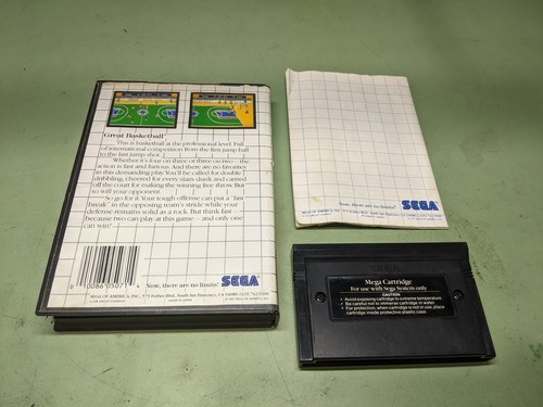 Great Basketball Sega Master System Complete in Box - Picture 3 of 6