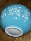 Vintage PYREX Mixing Bowl Four Quart  #444  Butter Print Cinderella Excellent