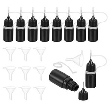 10Pcs Needle Tip Squeeze Bottle 5ml/0.2oz Glue Tip Applicator Bottles