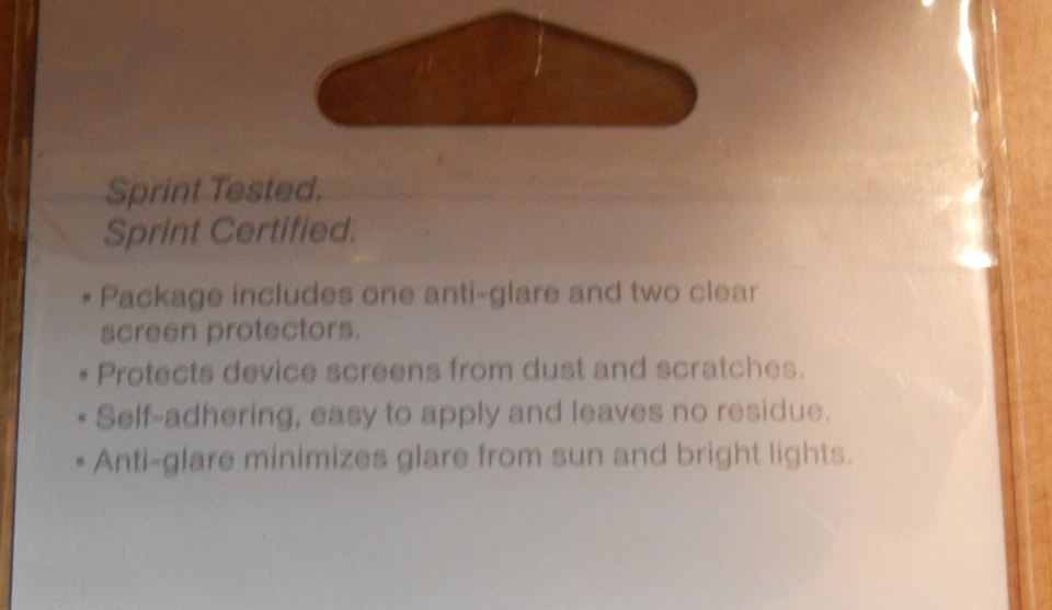 PROTECTOR PANTALLA HTC HTC EVO SPRINT UNO INCLUIDO NUEVO EN PAQUETE Foto 4 de 4