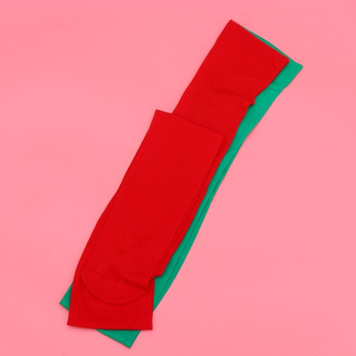 1 Pair Christmas Stockings Fashion Xmas Party Long Tube Socks Costume Accessory