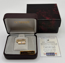 O.C. Tanner 18K Gold Enamel Manufacturer Pin 2002 Salt Lake City Olympics