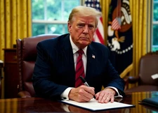 Donald  Trump Oval Office AI Generated Photo MAGA White House, USA 8X10 Print