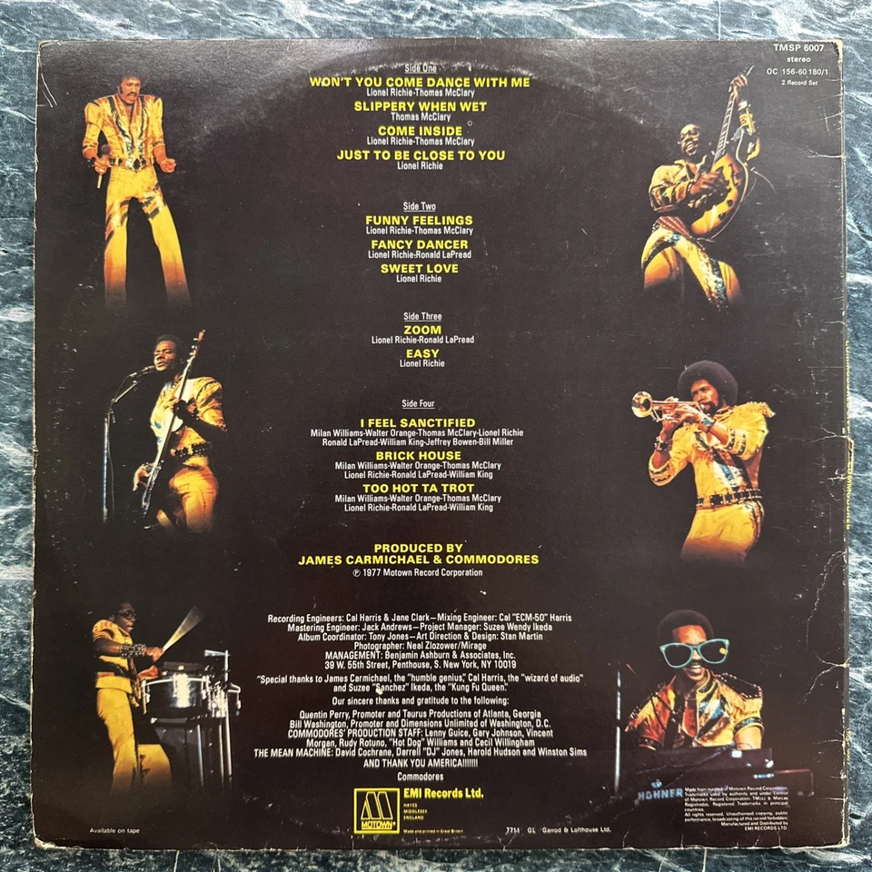 The Commodores - Commodores Live! 2x 12” Vinyl Records 2x VG+ - Image 2 of 4