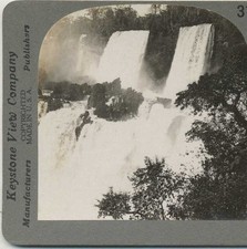 Iguazu Falls, c1910, Nature, Stereoview