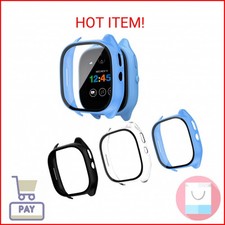 Snyeest 3-Pack Case Compatible for Gizmo Watch 3 Screen Protector for Kids, Tem