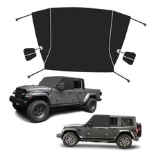 Windshield Cover for Ice and Snow,600D Windshield Snow Cover with Side Mirror
