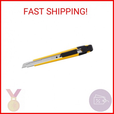 OLFA 9mm Slide Lock Utility Knife (A-1) - Multi-Purpose Retractable Precision Kn