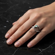 Welo Opal Gemstone 925 Sterling Silver Ring Handmade Jewelry Ring For Gift