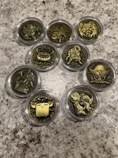 GOLD PREMIUM Complete Set Yugioh Coin