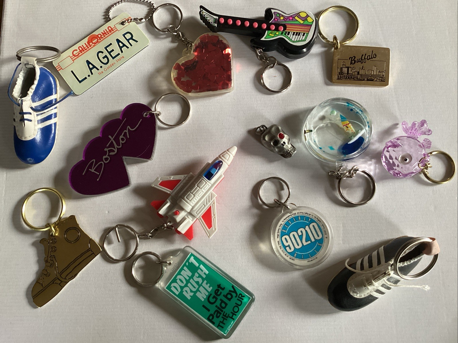 Vintage Lot Of 14 keychains With 80’s Or 90’s Nostalgic Vibes in Great Condition
