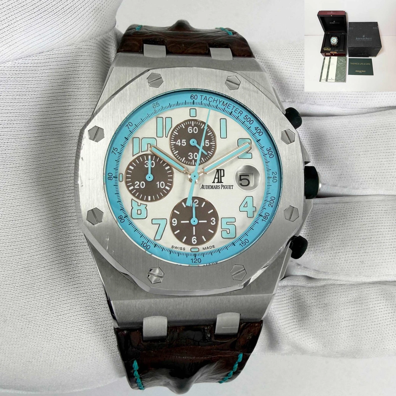 Audemars Piguet — Audemars Piguet Royal Oak Offshore Montauk Highway 26187ST 42MM Steel Box Papers