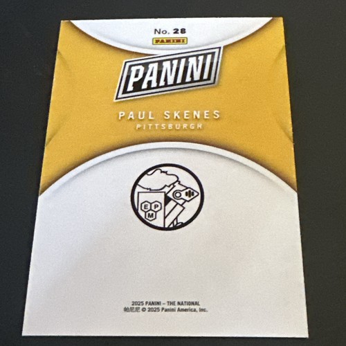 2025 The National Panini Paul Skenes Silver Pack Diamonds Pirates - Picture 2 of 10
