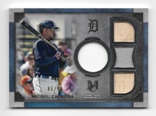 2019 Topps Museum Collection Silver /99 Miguel Cabrera - Patch, Bat, MEM, Tigers