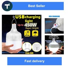 USB Rechargeable LED Camping Lantern Portable Outdoor Tent Light with Hook