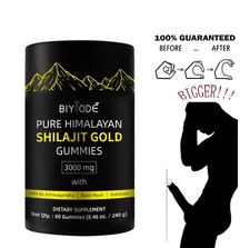 Himalayan Shilajit GOLD Gummies, Organic, Extremely Potent 3000 mg, Fulvic Acid