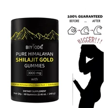 Himalayan Shilajit GOLD Gummies, Organic, Extremely Potent 3000 mg, Fulvic Acid