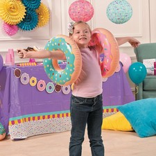 15" Inflatable Pastry Donut Kids Birthday Party Decoration Blow Up 1 per order