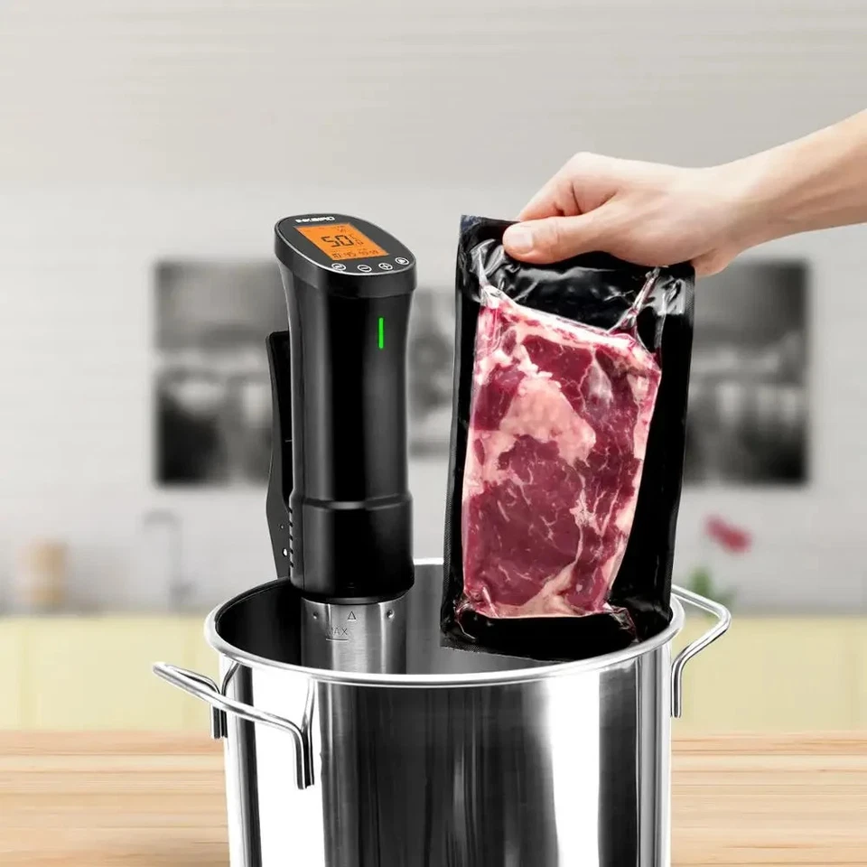 INKBIRD WiFi Sous Vide Cooker, 1000W, Timer, 14 Preset Recipes, Dedicated APP, - Image 4 of 4