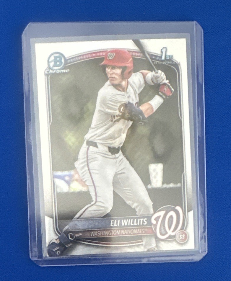 2025 Bowman Draft #BDC-1 Eli Willits Chrome Refractor