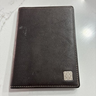 CARTIER LEATHER Agenda, Address Book. Brown, Authentic