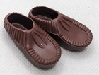 Vtg 1973 Louis Marx Gabriel Lone Ranger Tonto Action Figure Moccasins Pair Shoes