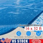 16x32Ft Swimming Pool Solar Cover 14 mil Heater Blanket for In/Above-Ground Pool