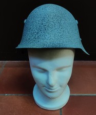 Schweizer Stahlhelm gebraucht Modell M18/43 Helm Militaria Armee