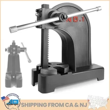 1 Ton Manual Arbor Press Ratchet Leverage Press for Stamping Bending Forming NEW