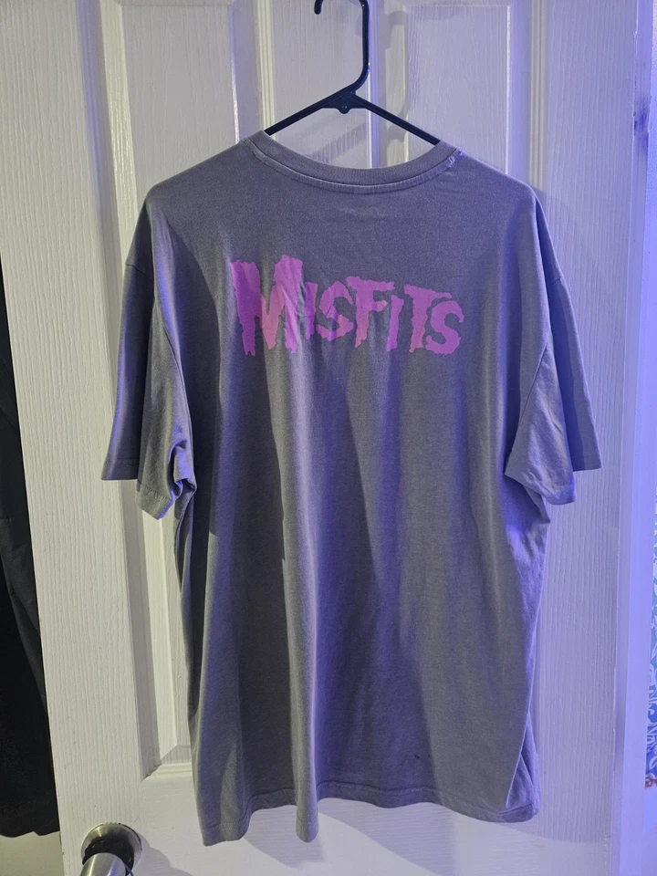 Camiseta Misfits LG Greay Manga Corta Algodón Negra Unisex Foto 4 de 4
