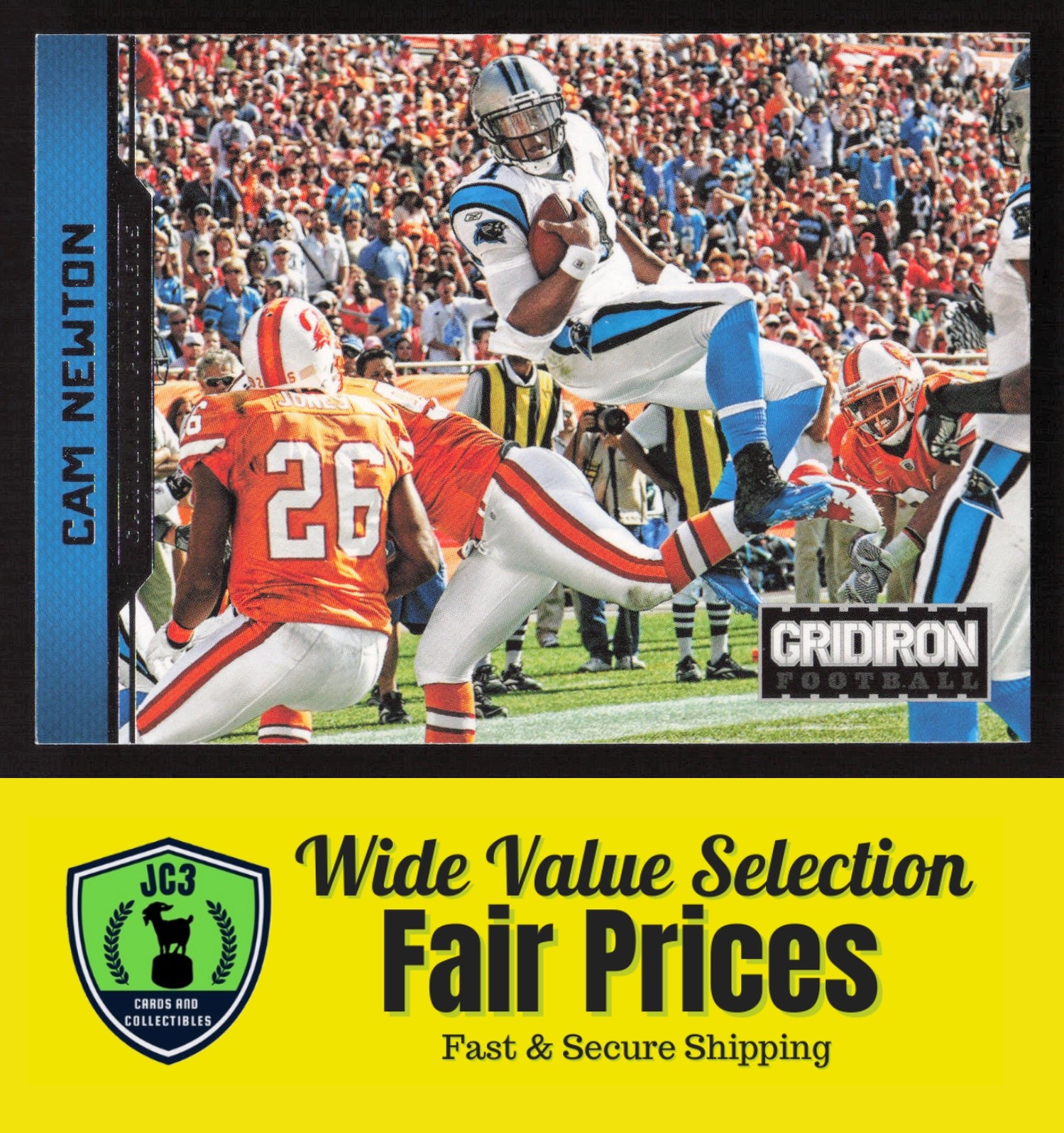 2012 Panini Gridiron Cam Newton #1 Carolina Panthers
