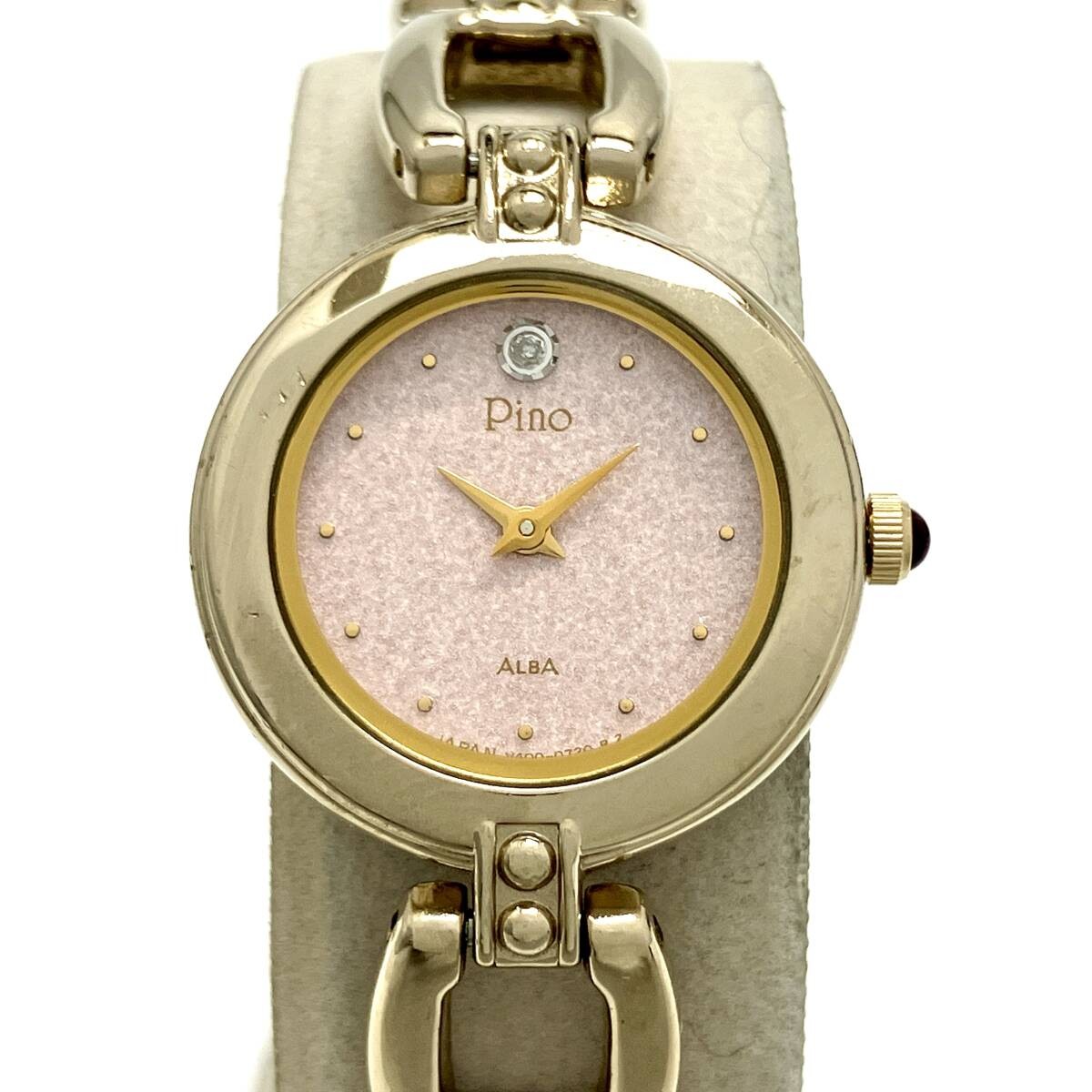 Quartz Pino V400-0260 SEIKO Women's Used Watch ALBA - VintageWatches.PK Quartz Pino V400-0260 SEIKO Women's Used Watch ALBA - vintagewatches.pk