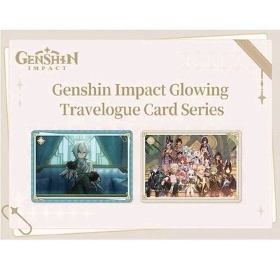 2026 Letogoods Genshin Impact Glowing Travelogue Card Series Hobby New Release