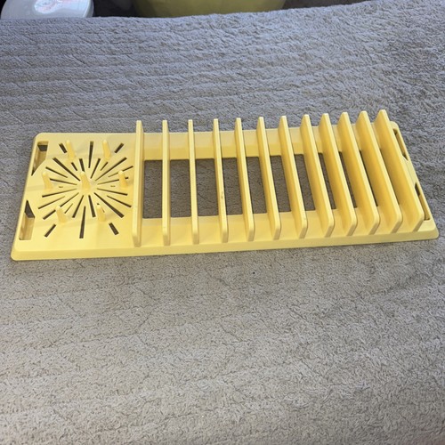 17”x6” Yellow Dish Drying Rack Hard Plastic | eBay