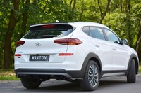 Maxton Design Heckspoiler Lippe Passend FüR Hyundai Tucson Mk3 FL Schwarz Hochgl