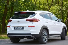 Maxton Design Heckspoiler Lippe passend für Hyundai Tucson Mk3 FL schwarz Hochgl