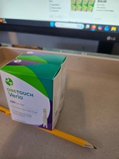 OneTouch Verio Blood Glucose Test Strips, 200 Pieces, EXP 01/31/27. 2 boxes.