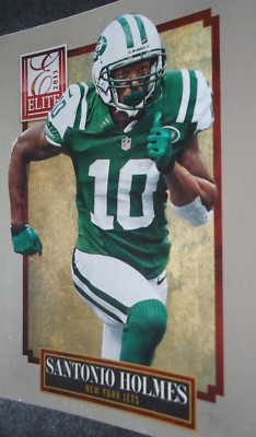 NFL 68 Santonio Holmes New York Jets Panini Elite 2013