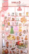 Daisyland Hello Honey Scrapbooking Sticker Sheet  KAWAII 