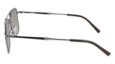 NEW Salvatore Ferragamo SF266S 037 Dark Ruthenium Sunglasses with Brown Lenses NEW Salvatore Ferragamo SF266S 037 Dark Ruthenium Sunglasses  main image 2