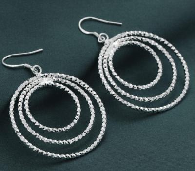 Womens 925 Sterling Silver Classic 50mm Large Round Vogue Hoop - Foto 10