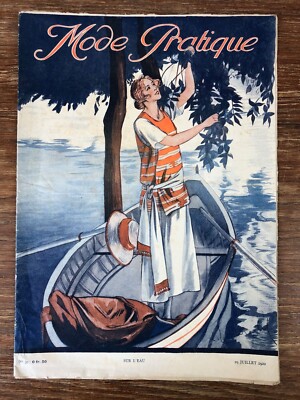 Zeitschrift LA MODE PRACTICE illustriert 1922 # 30 (Juli)